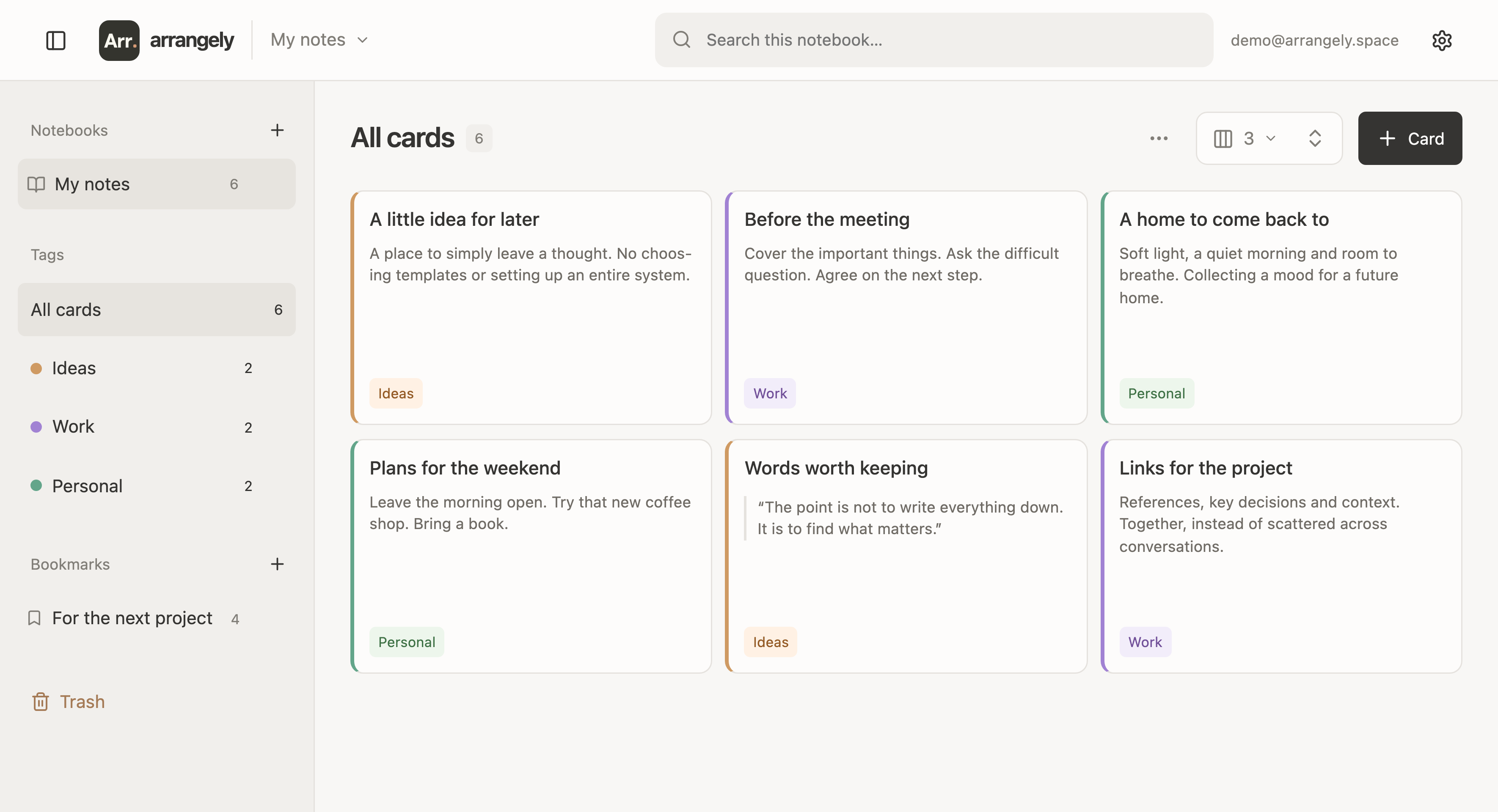 Interactive example notebook